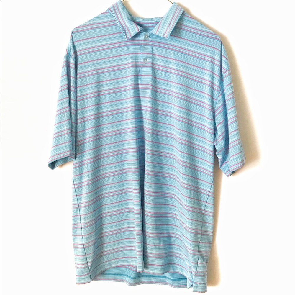 Nike Golf Fit Dry Striped Polo